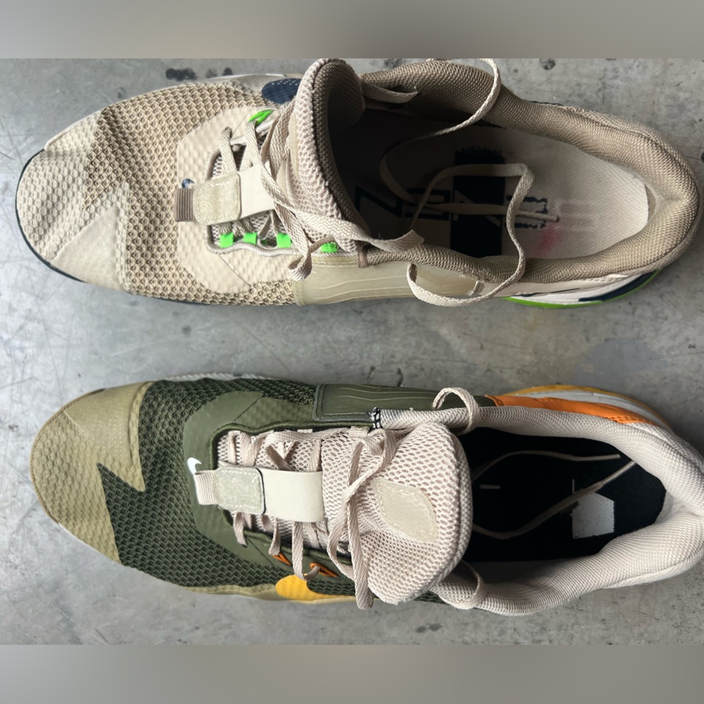 Nike metcon green/cream size 15